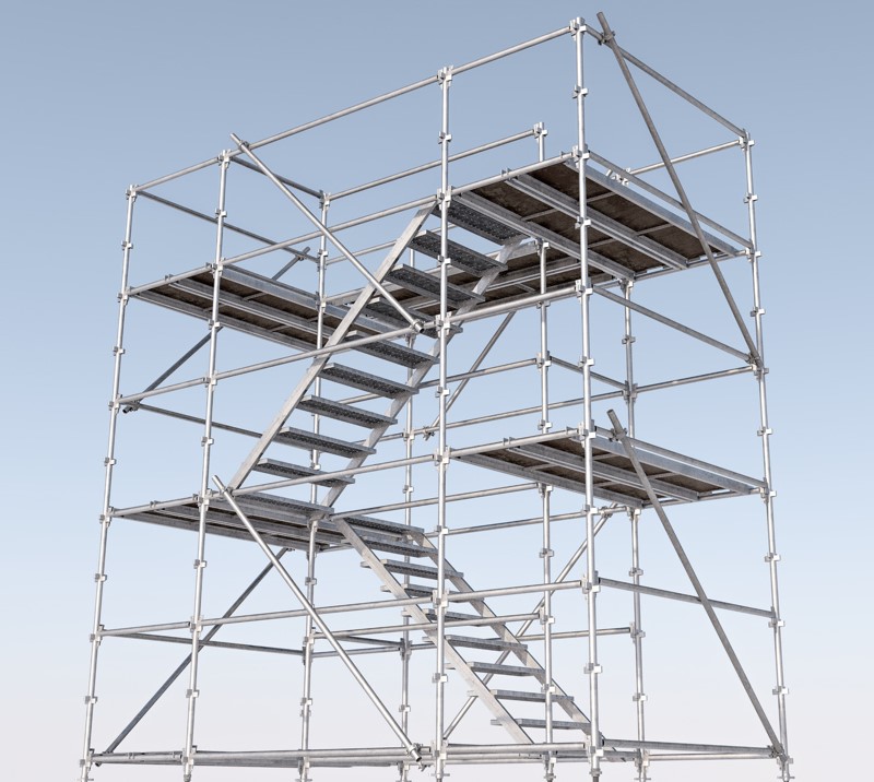 staircase scaffolding