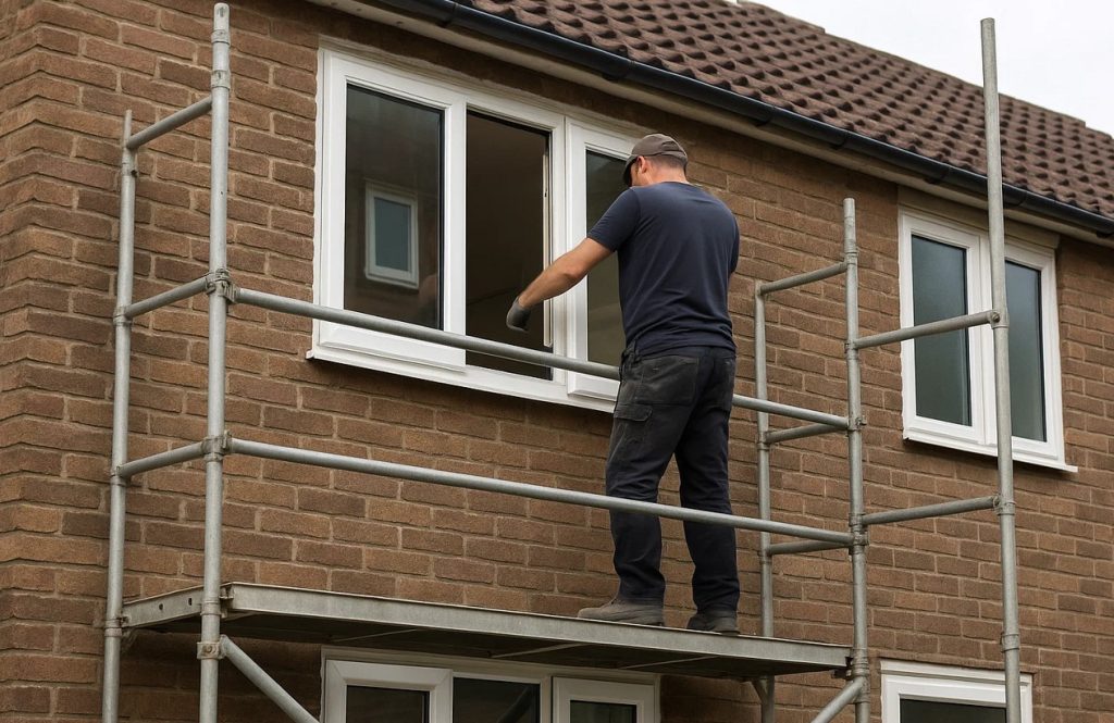 benefits of using scaffolding for window replacement